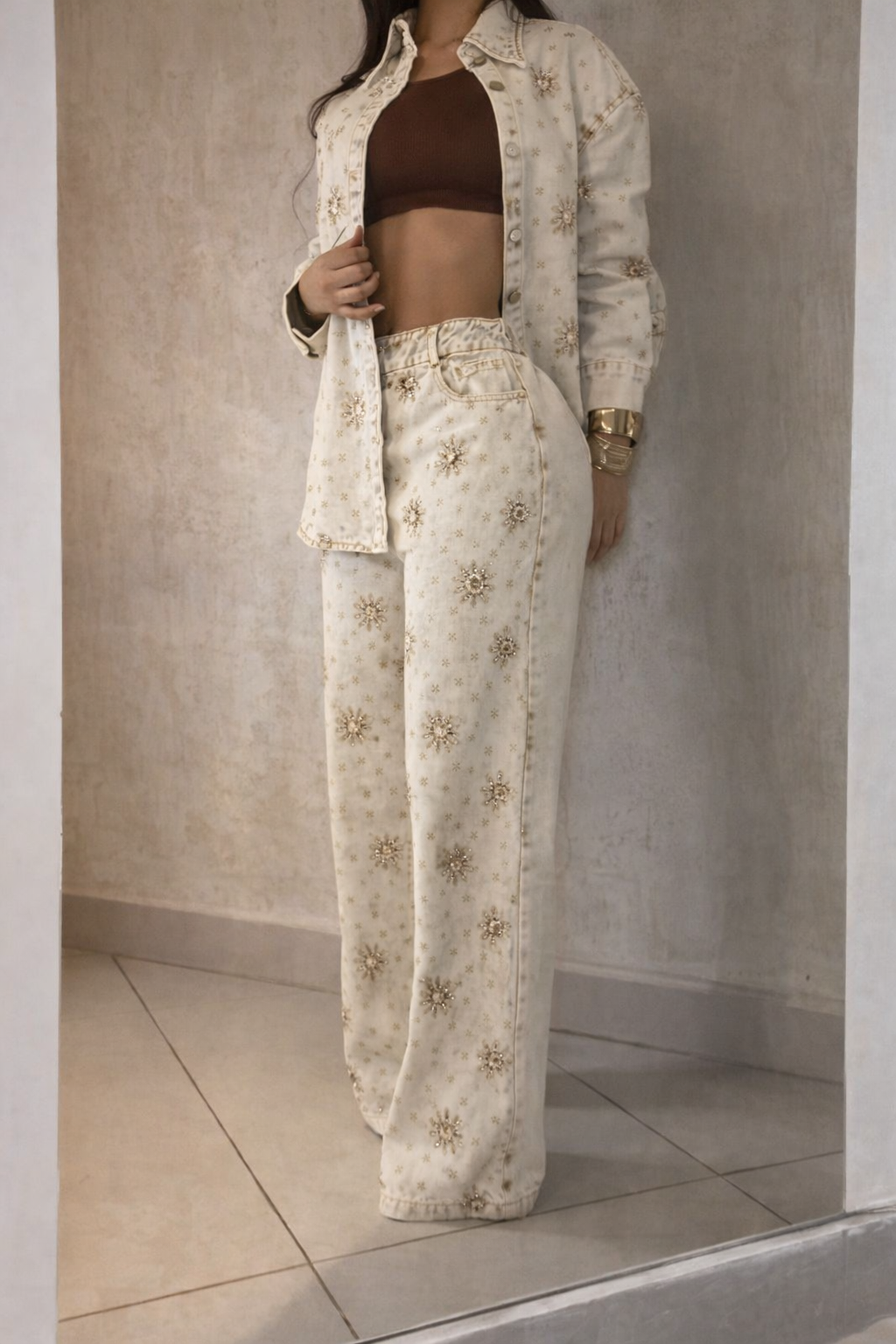 Conjunto Jeans Crystal Sienna