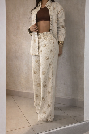 Conjunto Jeans Crystal Sienna